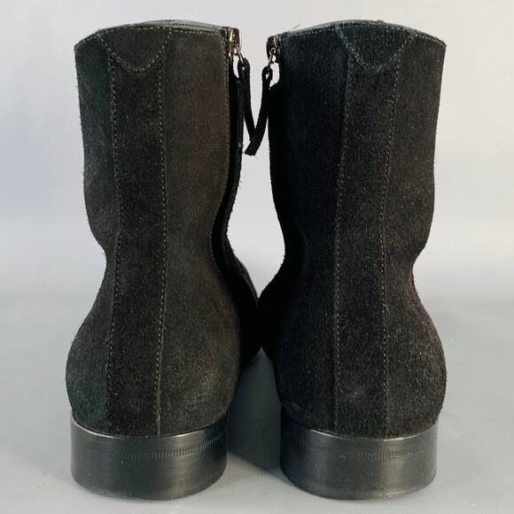 MR. HARE Size 8.5 Trane Black Suede Side Zipper Ankle Boots main image 5